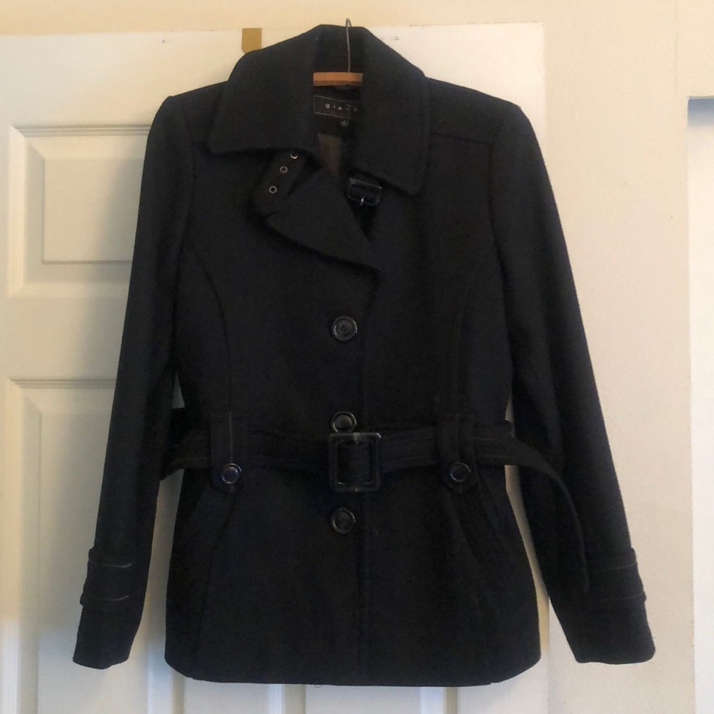 Black pea coat!